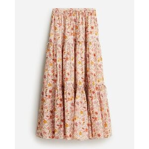 EUC! 🌼 J. Crew Liberty Print Cotton Maxi Skirt, Size M